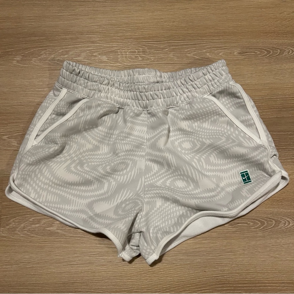 Nike Women's Athletic Shorts in Gray and White